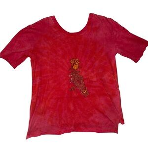 Stylish T-Shirt with Decorative Stones — Perfect Match for Jeans